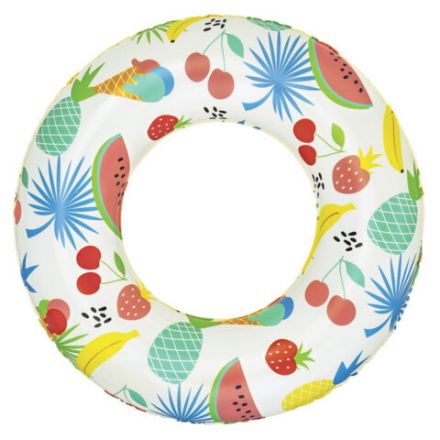 Надувной круг для плавания, диаметр 61 см, 3-6 лет, до 60 кг, АССОРТИ, BESTWAY, 36014