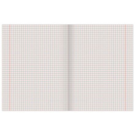 Тетрадь А5, 96 л., STAFF, скоба, клетка, офсет №2 ЭКОНОМ, обложка картон, "Природа" (микс в спайке), 404441