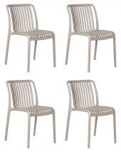 Набор 4 шт Стул обеденный DOBRIN WALTER, бежевый