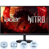Монитор Acer Nitro (UM.HX1CD.101)27/FHD/IPS/200Hz/250cd/0,5ms/HDMI/DP