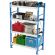 Стеллаж металлический SK6_MZ_SGR-V-15104-2,5 4 яруса 1500х1000, Выс.2500