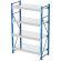 Стеллаж металлический SK6_MZ_SGR-V-15104-2,5 4 яруса 1500х1000, Выс.2500