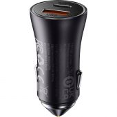 Зарядное устройство Baseus Golden Contactor MaxDual U+C DarkGrey CGJM000113