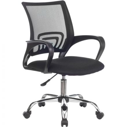 Кресло VB_Бюрократ CH-695NLT/SL ткань черн TW-11/сетка черн TW-01 хром Кресло VB_Бюрократ CH-695NLT/SL ткань черн TW-11/сетка черн TW-01 хром