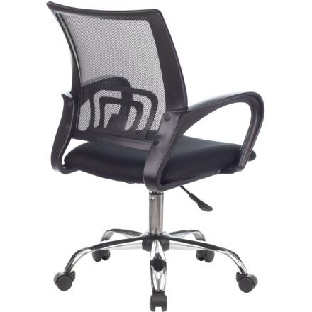Кресло VB_Бюрократ CH-695NLT/SL ткань черн TW-11/сетка черн TW-01 хром Кресло VB_Бюрократ CH-695NLT/SL ткань черн TW-11/сетка черн TW-01 хром