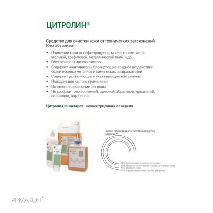 Гель очищающий Армакон Цитролин д/дозатора 1000мл