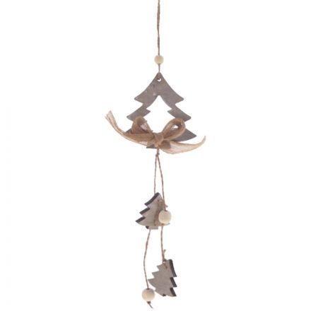 Украшение новогоднее Елка, L8 W0,5 H25 см, 3в., 401781