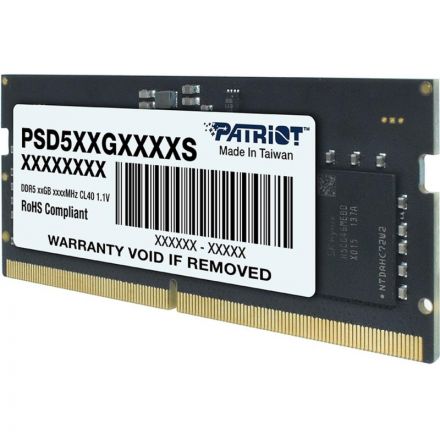 Модуль памяти Patriot SL DDR5 SO-DIMM 16GB 4800Мгц (PSD516G480081S)