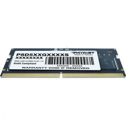 Модуль памяти Patriot SL DDR5 SO-DIMM 16GB 4800Мгц (PSD516G480081S)