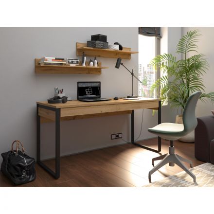 Стол компьютерный IN_Homeoffice НК 1600x600x769 Дуб натуральный