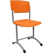 Стул ученический 0MX_GL_SIGMA,рег 5-7гр.р,420-500мм, RAL7004, пласт.RAL2003