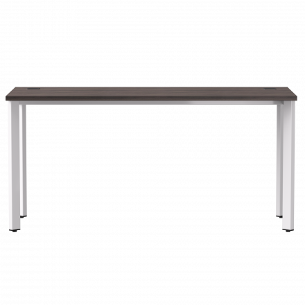 Стол прямой Everprof EVO на металлокаркасе 1580х670х755 мм опоры 45гр Дуб Пасадена/Белый