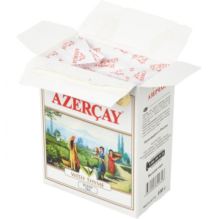 Чай Азерчай Букет черный с чабрецом 100 г Чай Азерчай Букет черный с чабрецом 100 г