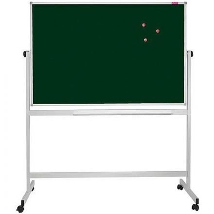 Доска меловая-магнитн-зелен/маркер-белая Attache Twist100х150вращ.моб.усил