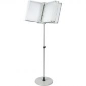 Демосистема напольная перекидная,10 панелей А4, цвет серый 153081-03 Демосистема напольная перекидная,10 панелей А4, цвет серый 153081-03