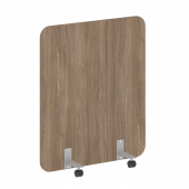 R-line Перегородка на металлических опорах, на роликах DP.R-100-120 Дуб аризона/Серый металл 1000*18*1200 R-line Перегородка на металлических опорах, на роликах DP.R-100-120 Дуб аризона/Серый металл 1000*18*1200