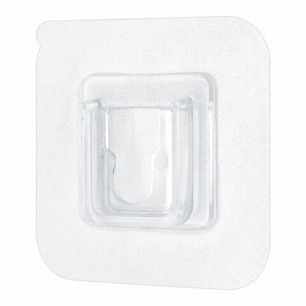 Крючки-кронштейны самоклеящиеся 6х6 см, КОМПЛЕКТ 10 шт., акриловый клей, LAIMA Home, 608794