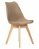 Стул обеденный DOBRIN JERRY SOFT, ножки светлый бук, цвет сиденья бежевый (GR-03) Стул обеденный DOBRIN JERRY SOFT, ножки светлый бук, цвет сиденья бежевый (GR-03)