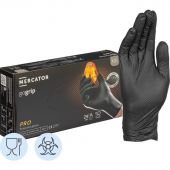 Перчатки одноразовые нитрил GOGRIP BLACK цв.черный (25 пар/уп) р.XXL