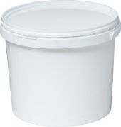 ВЕДРО КРУГЛОЕ 5,6л В22L с белой крышкой, белый