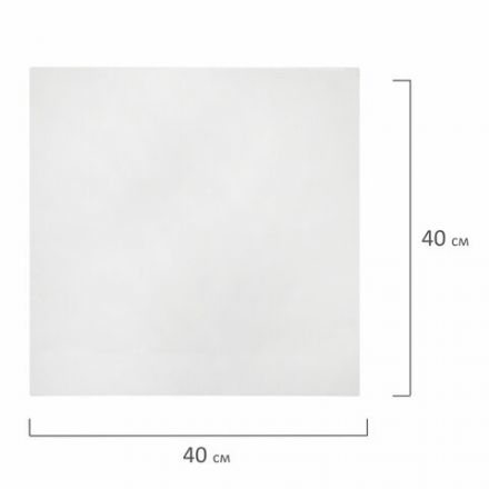 Холст на картоне, 40х40 см, грунтованный, хлопок, мелкое зерно, BRAUBERG ART CLASSIC, 191675