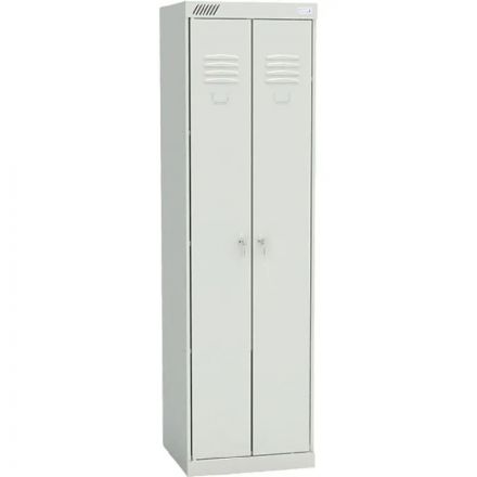 Шкаф хозяйственный MZ_ШМ-У (1850) 22- 530 2 двер RAL7035 серый Шкаф хозяйственный MZ_ШМ-У (1850) 22- 530 2 двер RAL7035 серый