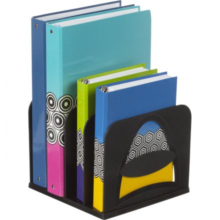 Вертикальный накопитель сортер Стамм пластиковый черный ширина 210 мм 4 отделения (сборный) Вертикальный накопитель сортер Стамм пластиковый черный ширина 210 мм 4 отделения (сборный)