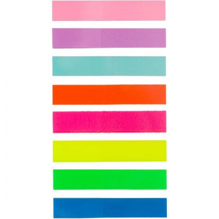 Клейкие закладки Attache Selection пластиковые 8 цветов по 20 листов 45x8 мм