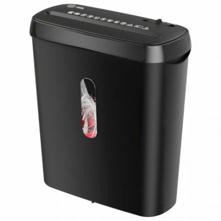 Уничтожитель (шредер) CACTUS CS-SH-A1, 2 уровень секретности, полоски 6 мм, 6 листов, корзина 8 литров