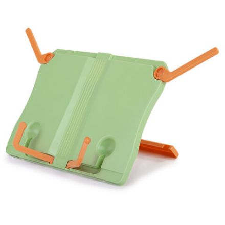Подставка для книг и учебников ЮНЛАНДИЯ, регулируемый наклон, ABS-пластик, светло-зеленая, 237898 Подставка для книг и учебников ЮНЛАНДИЯ, регулируемый наклон, ABS-пластик, светло-зеленая, 237898