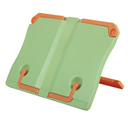 Подставка для книг и учебников ЮНЛАНДИЯ, регулируемый наклон, ABS-пластик, светло-зеленая, 237898 Подставка для книг и учебников ЮНЛАНДИЯ, регулируемый наклон, ABS-пластик, светло-зеленая, 237898