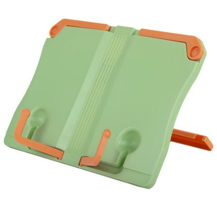 Подставка для книг и учебников ЮНЛАНДИЯ, регулируемый наклон, ABS-пластик, светло-зеленая, 237898 Подставка для книг и учебников ЮНЛАНДИЯ, регулируемый наклон, ABS-пластик, светло-зеленая, 237898