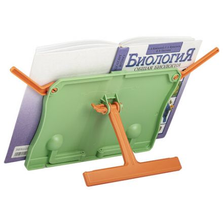 Подставка для книг и учебников ЮНЛАНДИЯ, регулируемый наклон, ABS-пластик, светло-зеленая, 237898 Подставка для книг и учебников ЮНЛАНДИЯ, регулируемый наклон, ABS-пластик, светло-зеленая, 237898