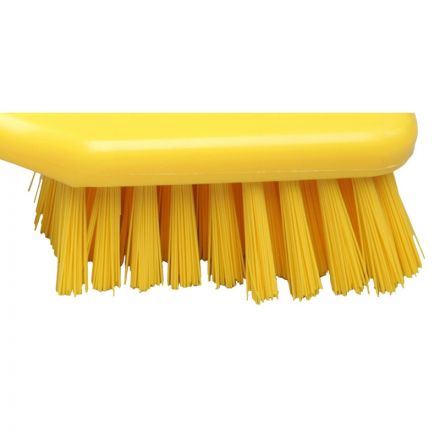 Щетка ручная FBK скребковая 270x47мм для мойки емкост жестк желтая 10203-4