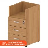 Тумба приставная Мебель Easy One 913922 груша ароза