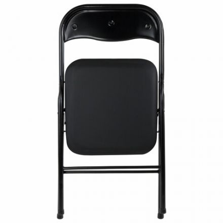 Стул складной BRABIX "Golf CF-007", черный каркас, кожзам черный, 531565 Стул складной BRABIX "Golf CF-007", черный каркас, кожзам черный, 531565