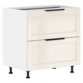Шкаф напольный с ящиками MOB 8082.1C Бежевая эмаль/Белый 800х560х820 SICILIA