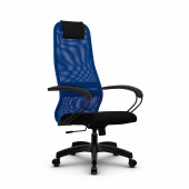 Кресло Метта SU-BP-8 синее/черное Pl