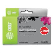 Картридж струйный CACTUS (CS-PGI2400XLM) для CANON iB4040/MB5040/MB5340, пурпурный Картридж струйный CACTUS (CS-PGI2400XLM) для CANON iB4040/MB5040/MB5340, пурпурный