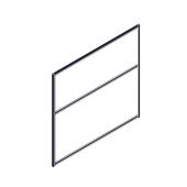 Секция комбинированной перегородки RP130SL140 Серый/Зеленый С 30 1400х22х1300 Секция комбинированной перегородки RP130SL140 Серый/Зеленый С 30 1400х22х1300