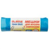 Мешки для мусора с завязками LAIMA "ULTRA" 60 л, синие, рулон 20 шт., прочные, ПНД 18 мкм, 60х70 см, 607692 Мешки для мусора с завязками LAIMA "ULTRA" 60 л, синие, рулон 20 шт., прочные, ПНД 18 мкм, 60х70 см, 607692