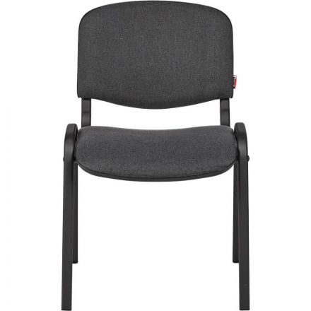 Стул для посетителей Изо серый(ткань/черный)