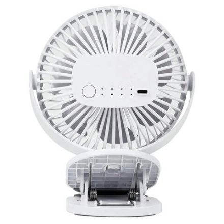 Вентилятор настольный CENTEK CT-5045, 4 режима, d=15 см, 5 Вт, белый