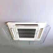 Экран для кондиционера потолочного размером от 750х750 до 850х850 мм, ПЭТ, прозрачный, 1,5 мм, 10000059