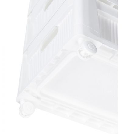 Комод BP_на колесах Velvet, 4 ящика,300х385х690 ММ (Белый)