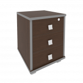 Style Тумба подкатная 3 ящ. с фолдингом Л.ТМ-3F Венге 420*450*563