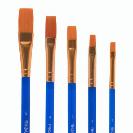 Кисти ПИФАГОР, набор 5 шт. (СИНТЕТИКА: плоские № 1, 2, 3, 4, 5), пакет с европодвесом, 200888 Кисти ПИФАГОР, набор 5 шт. (СИНТЕТИКА: плоские № 1, 2, 3, 4, 5), пакет с европодвесом, 200888