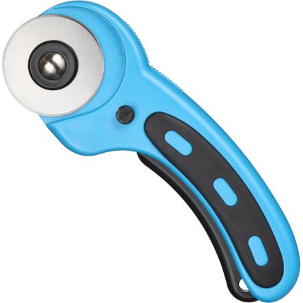 Нож раскройный TOPFORT роликовый, 45мм лезвие,ABS+TPR,мех.ручка Нож раскройный TOPFORT роликовый, 45мм лезвие,ABS+TPR,мех.ручка