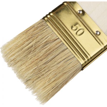 Кисть плоская ЗУБР УНИВЕРСАЛ-ОПТИМА, светлая щетина, 50мм01099-050-Z01