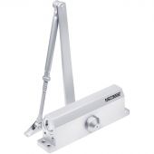 Доводчик дверной NOTEDO DC-180 легкий характер SILVER до 180кг серебро (10)